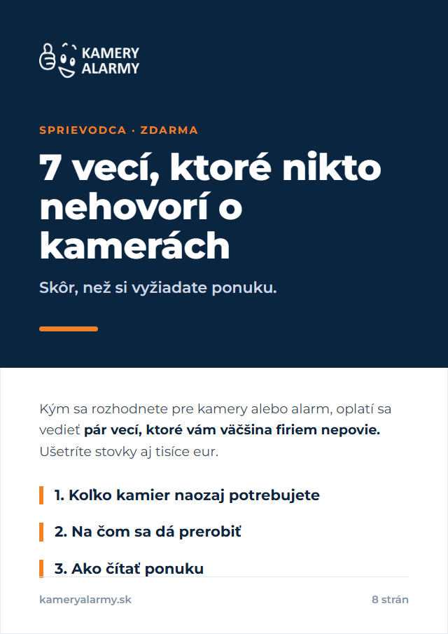 Náhľad PDF sprievodcu: 7 vecí, ktoré nikto nehovorí o kamerách